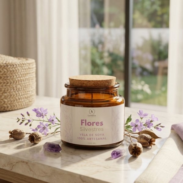 Vela Soya Flores Silvestres 100ml