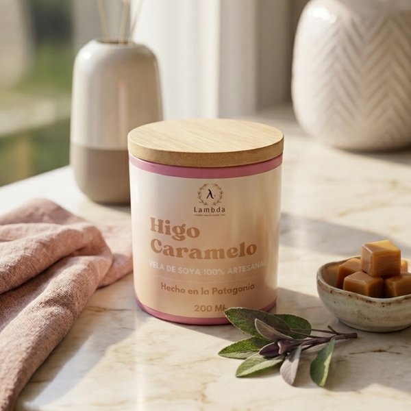 Vela Soya Higo Acaramelado 200ml