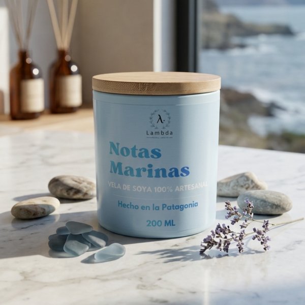 Vela Soya Notas Marinas 200ml